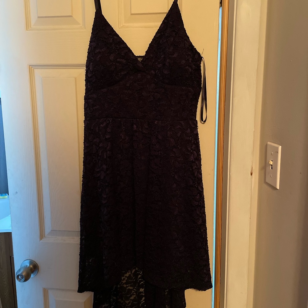 Navy blue lace dress bought for a wedding